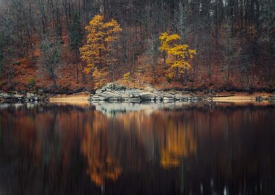 Ottenstein Stausee im Herbst